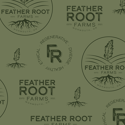 Feather Root Farms Branding