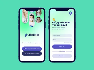 Vitalicia App Redesign Login - concept branding branding and identity insurance login medical app ui