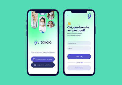 Vitalicia App Redesign Login - concept branding branding and identity insurance login medical app ui