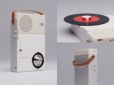 TP1 by Dieter Rams 3d blender braun dieter rams modeling