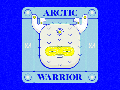 Arctic Warrior character illustration velvetmoustache