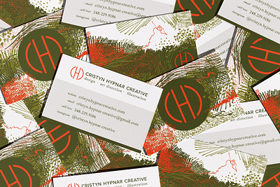 Business cards branding design