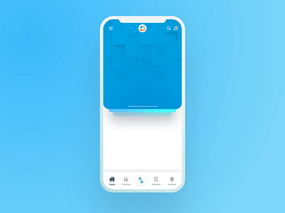 Manage Accounts UI Animation Concept aftereffects animation bank blue branding clean concept fun mobile app mobile design motion design motion graphics native app schwab ui ux