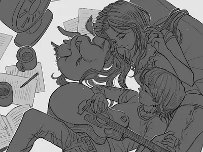 Fan characterdesign comics design graphicnovel illustration inking inktober inktober2021