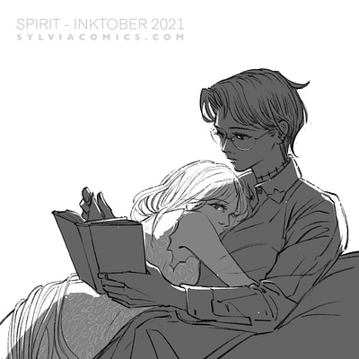 Spirit characterdesign comics illustration inking inktober inktober2021