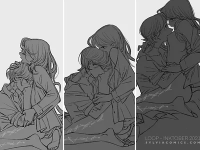 Loop characterdesign comics graphicnovel illustration inking inktober inktober2021