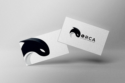 Orca Business Card Design branding design graphic design icon logo vector