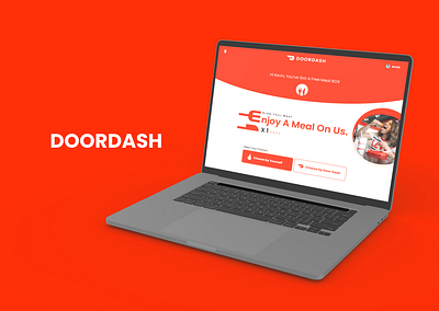 DOORDASH WEB DESIGN 3d animation branding design graphic design illustration logo motion graphics ui ui design uidesign ux ux design