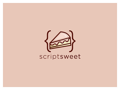 Scriptsweet logo design branding cartoon clean design freelancer graphic design icon illustration logo logo design logodesign programmer programming simple start up start up logo ui vector