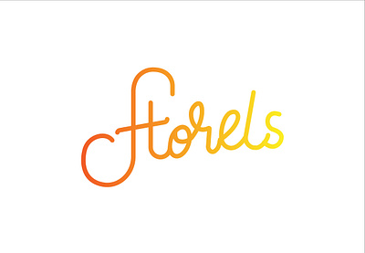 Florels calligrapgy flogo hand lettering hnad lettering type design