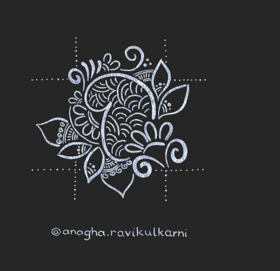 Dark Mehendi 1 background branding bright customised dark design fest graphic design illustration logo pattern patterns