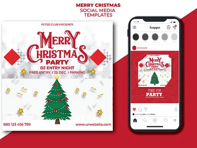 Christmas Templates 25.12.2021 25th december branding business ads christmas festival christmas templates merry christmas templates