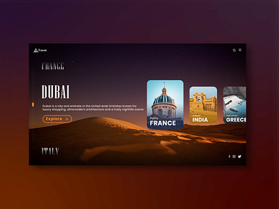 Website UI related to Travel branding design graphic design ui ux website websiteui