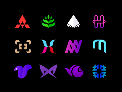 Logo folio 2021 v1 3d animation app icon branding colorful logo creative design gradient logo graphic design illustration logo logo design logo maker minimalist logo modern logo design motion graphics professional ui