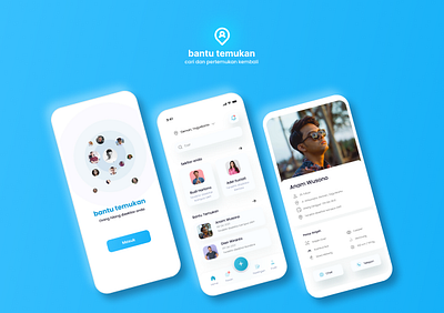 bantutemukan.id app apps design ui ux