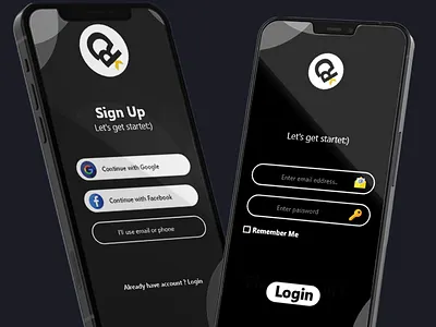 Ui Design Login page And Sign Up Professional ui ui design ui design login page ui design sign up ui design uandboard ui modern design