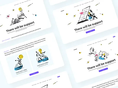 Tinkoff | Illustrations character character design clean design graphic design illustration illustrator landing ui