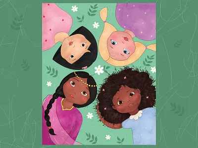 The beauty of diversity book children childrensbook design illustration photoshop
