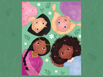 The beauty of diversity book children childrensbook design illustration photoshop