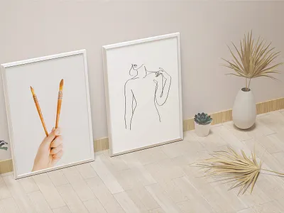 Frame Mockup 3d branding frame graphic design logo mockup motion graphics