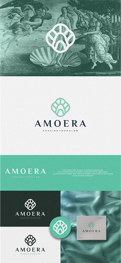 Amoera ( A & Shell Logo) a logo a shell logo aesthetic animal animation beauty branding design graphic design illustration logo motion graphics natural sea shell shell logo ui vector