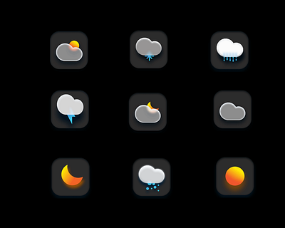 Frosted glass frosted texture icon design ui