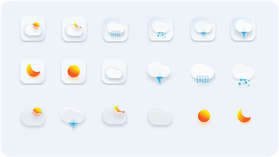 Frosted glass frosted texture icon design ui