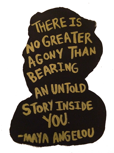 Maya Angelou screenprint quote africanamerican authors blackandgold mayaangelou quotes writers