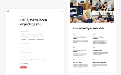 Bytes Technolab Website branding bytestechnolab figma webdesign websitedesign