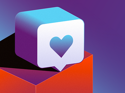 Lovable Brand brand fold header illustration love message website