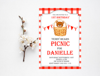 Teddy Bear Picnic Invitation design jpg pdf ppt teddy teddy bear teddy bear baby shower teddy bear invite teddy bear party teddy bear picnic teddy bear picnic baby shower teddy bear picnic invitation teddy bear picnic party teddy bear picnic theme zip