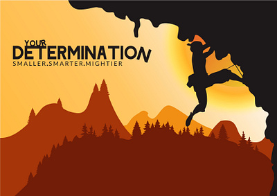 Your Determination (Smaller.Smarter.Mighter) animation design emosional design graphic design illustration motion graphics motivation vector