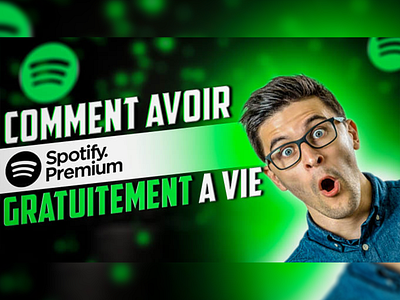 Spotify Premium banners graphic design thumbnails youtube thumbnails