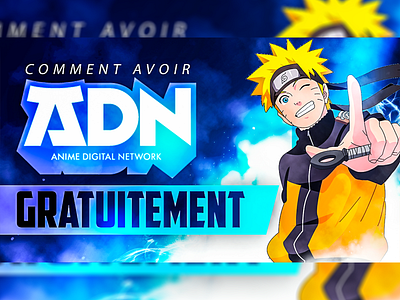 Comment Avoir ADN Gratuitement graphic design thumbnail youtube thumbnails