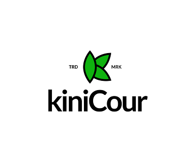 kiniCour brand brand identity branding design forest graphic design green human illustration logo logo design logo identity logotype