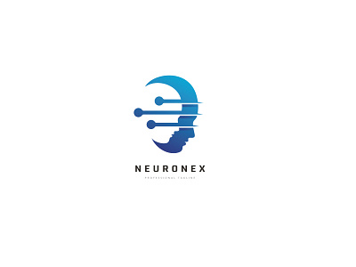 Neuronex Human Digital Logo creative creativity digital expert genius head human information intelligence invention knowledge logo mind neurons opaq scientist smart synergy technologies virtual