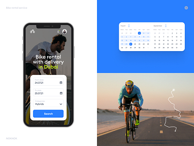 Bike rental bike design figma rental ui
