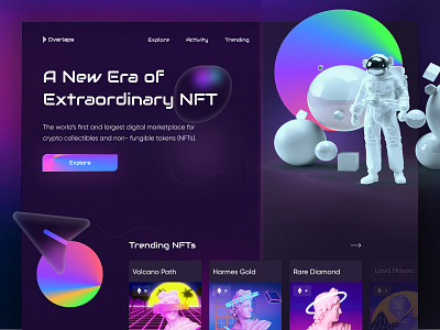 Jeus - NFT marketplace website 3d art bayzid bitcoin blender blur colorful crypto cryptoart cryptocurrency ecommerce etherium illustration marketplace motion graphics nft nfts overlaps token typography