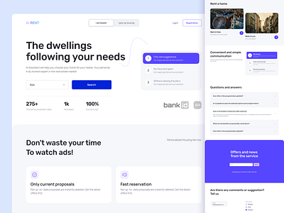 AI Rent – Landing Page 🏡✨ aiassistant airbnbstyle bookingplatform designinspiration fastreservation graphic design housingmarketplace landing page minimaldesign rentalplatform saasproduct securerentals smartrentals ui userexperience webapp