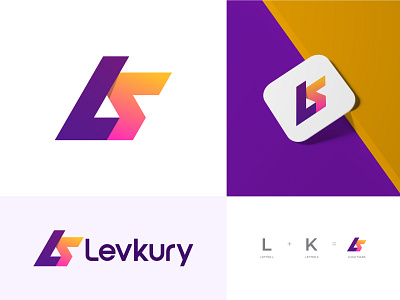 Levkury - Logo and Branding Design app logo brand identity branding branding agency branding and identity colorful logo creative logo gradient logo icon design logo logo and branding logo design logo designer logo mark logo trends minimalist logo modern logo monogram logo professional logo unique logo