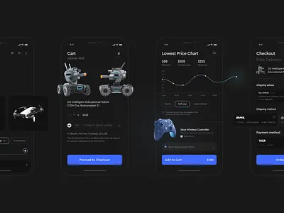 entertainment e-commerce app application concept crm dark dashboard design ecommerce flat inspiration interaction intertaiment product service ui uiux ux