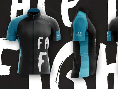 QEII Ride for Cancer - Jersey & Medal Designs bike jersey branding design fundraiser graphic design medal ride for cancer riding road riding typography