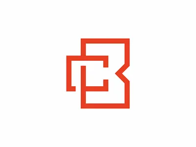 B And C Monogram Logo laugh