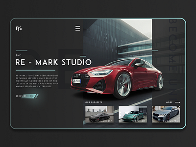 Tuning atelier app branding design minimal ui ux web web design