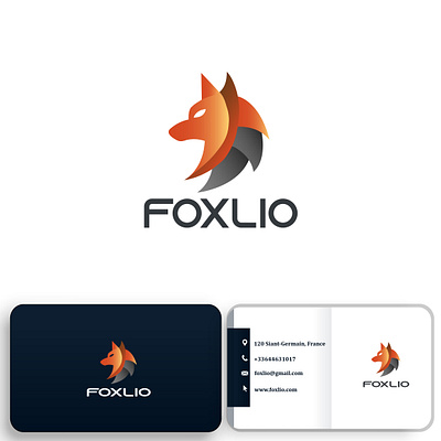 Foxlio branding graphic design logo