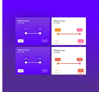 Price Range Slider components design filter price range price range filter price range slider slider ui user experience design user interface design ux