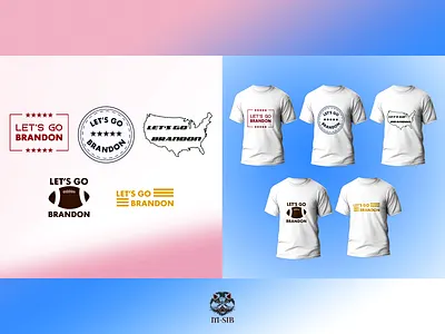 Brandon T-shirt Design illustrator letsgobrandon tshirt tshirtdesign vectorart