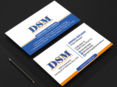 Business Card Design branding business card design business card mockup business card template business cards design fazlulkarimfarid graphic design letterhead letterhead design logo