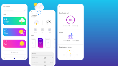 Weather app app branding design icon illustration logo ux