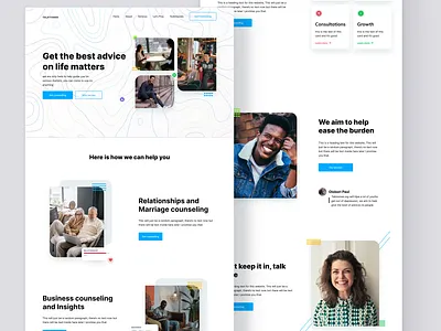 Talktome.org - A Free Counseling platform. consultations counseling design figma figmadesign graphic design ui user interface web design website
